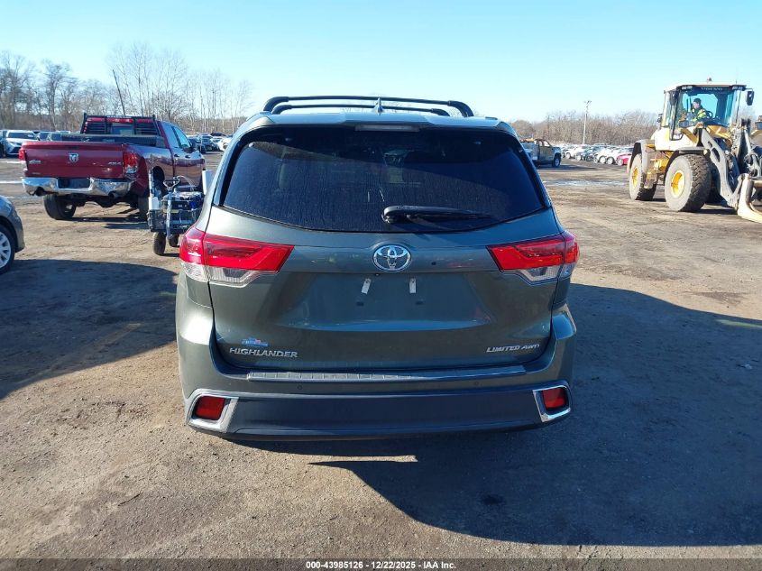 2018 Toyota Highlander Limited VIN: 5TDDZRFH3JS853533 Lot: 43985126