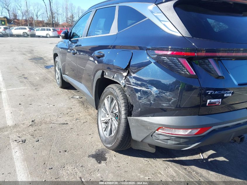 2022 Hyundai Tucson Hybrid Blue VIN: KM8JBCA14NU011151 Lot: 43985128