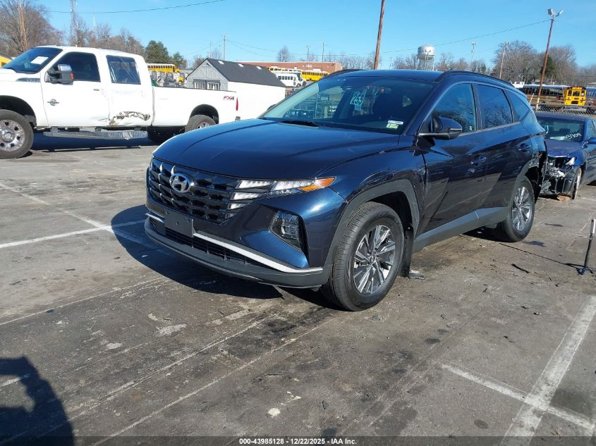 2022 Hyundai Tucson Hybrid Blue VIN: KM8JBCA14NU011151 Lot: 43985128