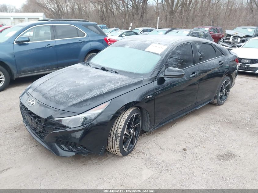 2023 Hyundai Elantra N Line VIN: KMHLR4AF3PU431945 Lot: 43985141