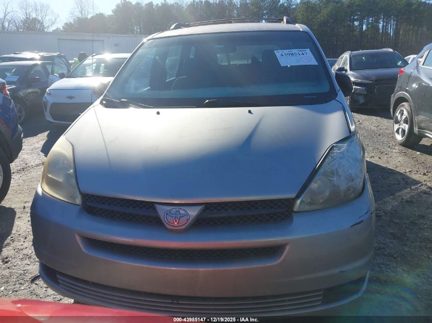 2005 Toyota Sienna Ce VIN: 5TDZA23C05S332465 Lot: 43985147