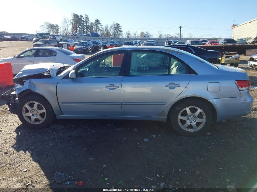 2006 Hyundai Sonata Gls V6/Lx V6 VIN: 5NPEU46F86H141245 Lot: 43985149