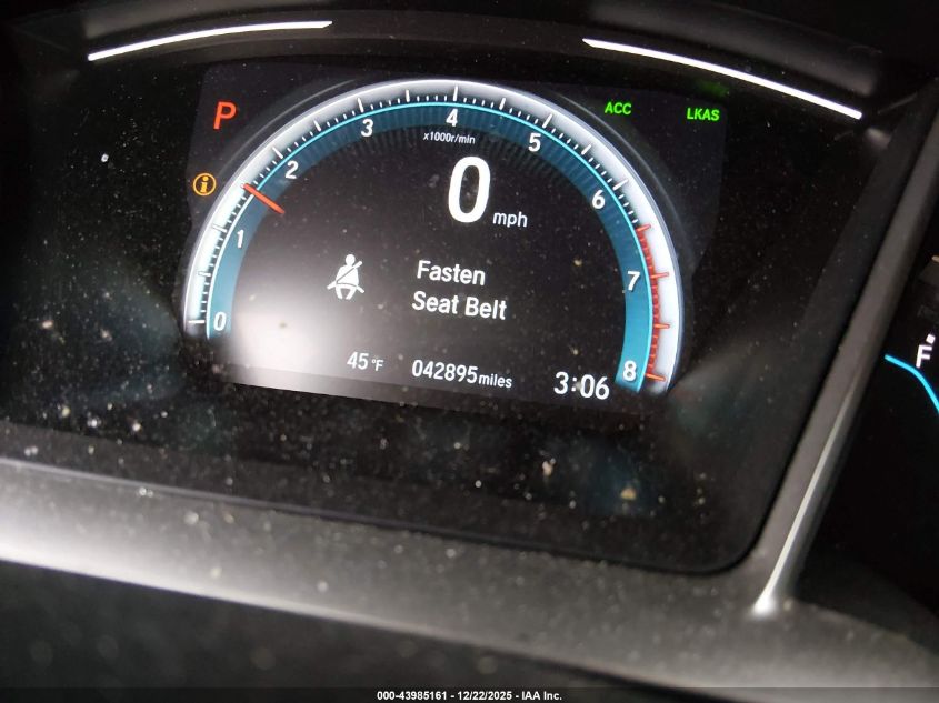 2020 Honda Civic Ex VIN: 19XFC1F36LE024565 Lot: 43985161