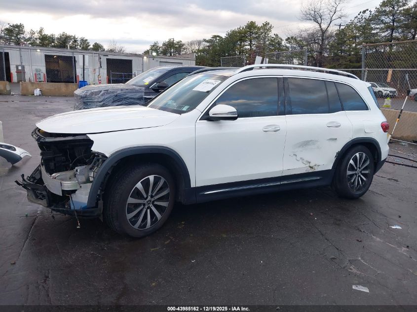 2021 Mercedes-Benz Glb 250 4Matic VIN: W1N4M4HB1MW166607 Lot: 43985162