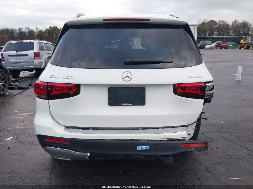 2021 Mercedes-Benz Glb 250 4Matic VIN: W1N4M4HB1MW166607 Lot: 43985162