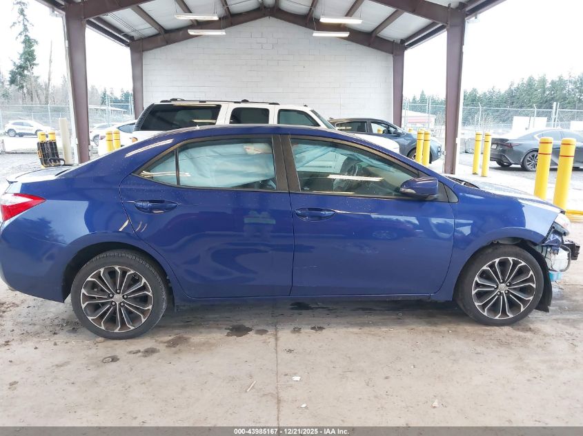 2016 Toyota Corolla S Plus VIN: 5YFBURHE6GP437843 Lot: 43985167