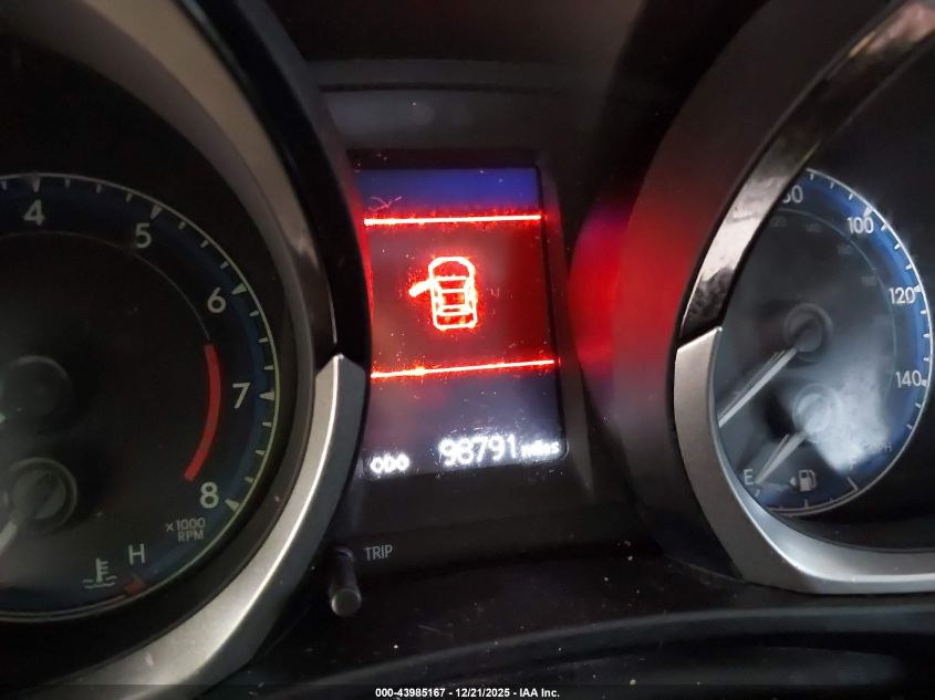 2016 Toyota Corolla S Plus VIN: 5YFBURHE6GP437843 Lot: 43985167