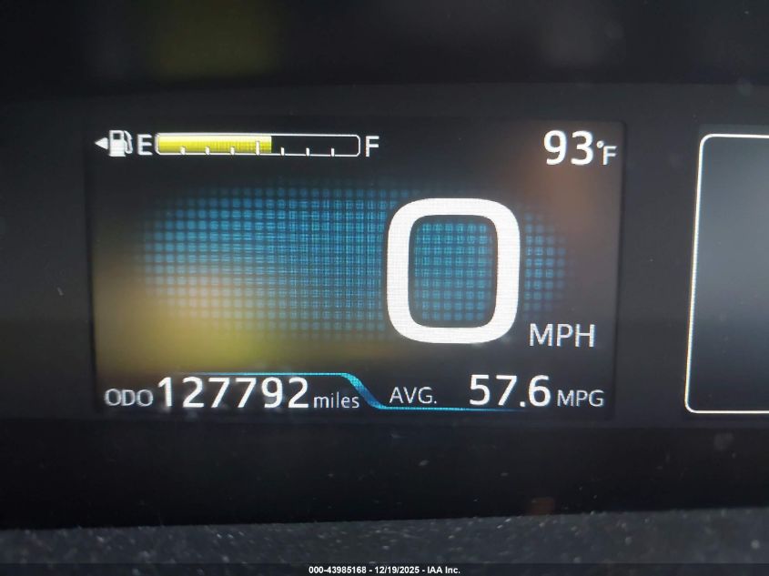 2016 Toyota Prius Three VIN: JTDKARFU9G3027694 Lot: 43985168