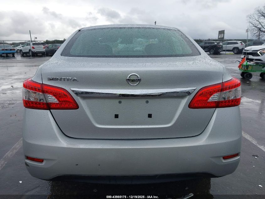 2015 Nissan Sentra S VIN: 3N1AB7AP3FY253379 Lot: 43985175