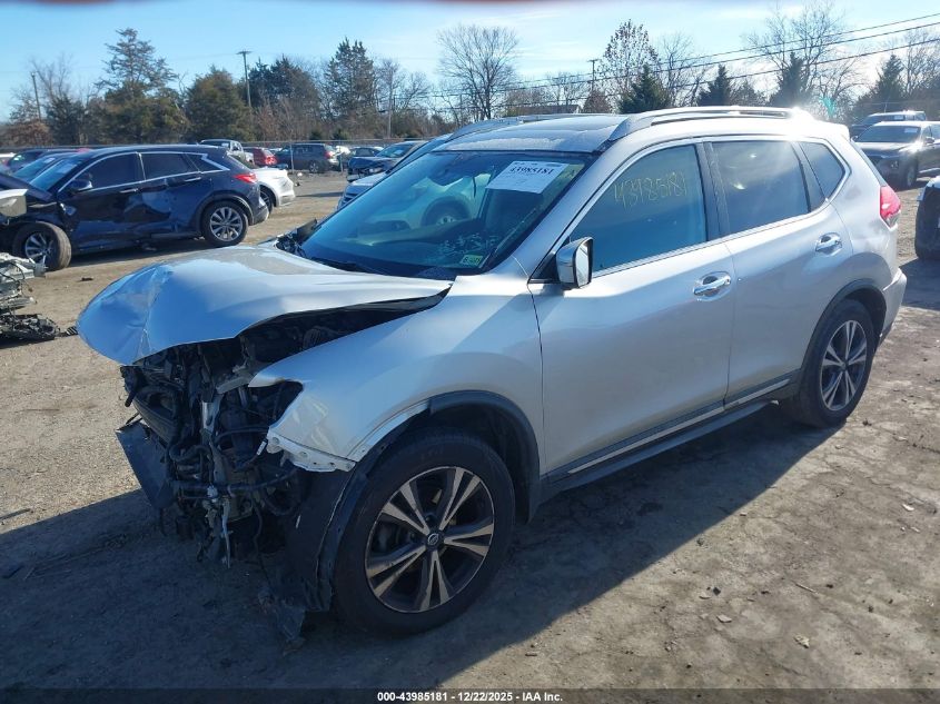 2017 Nissan Rogue Sl VIN: 5N1AT2MV3HC753217 Lot: 43985181
