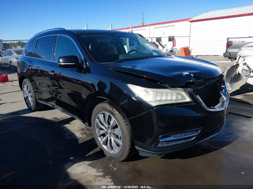 2014 Acura Mdx Technology Package