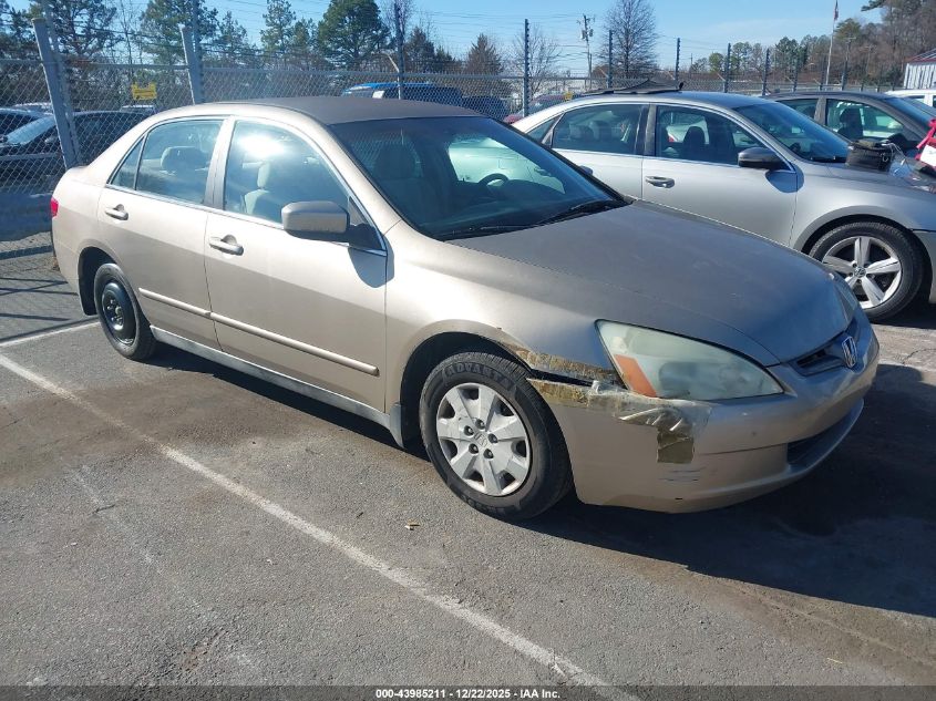 2004 Honda Accord 2.4 Lx VIN: 1HGCM56344A002500 Lot: 43985211