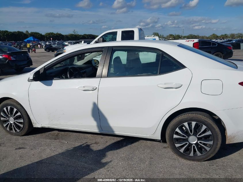 2018 Toyota Corolla Le VIN: 5YFBURHE5JP764242 Lot: 43985252