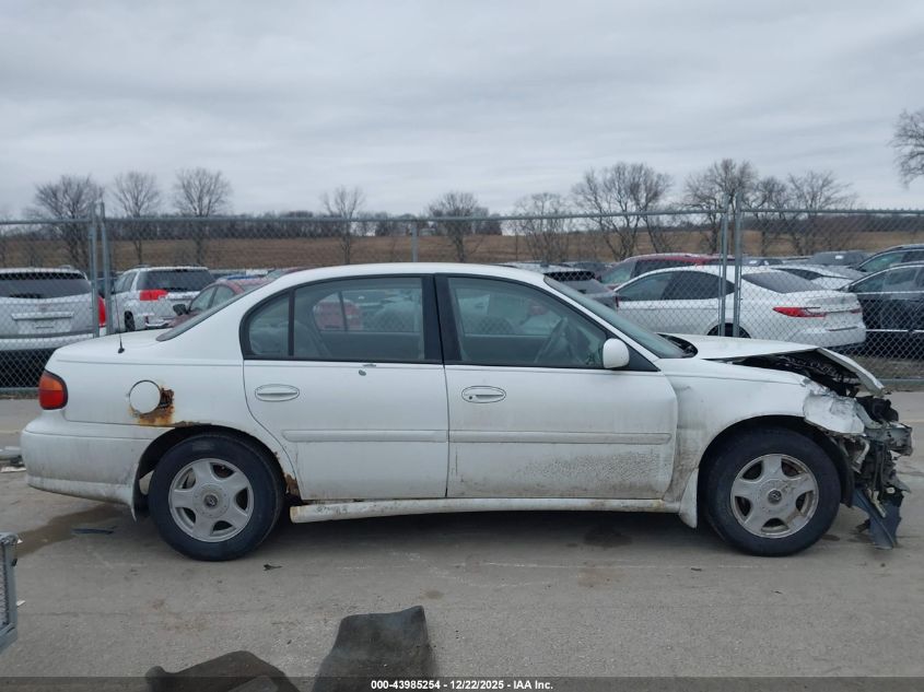 2001 Chevrolet Malibu Ls VIN: 1G1NE52J816102504 Lot: 43985254