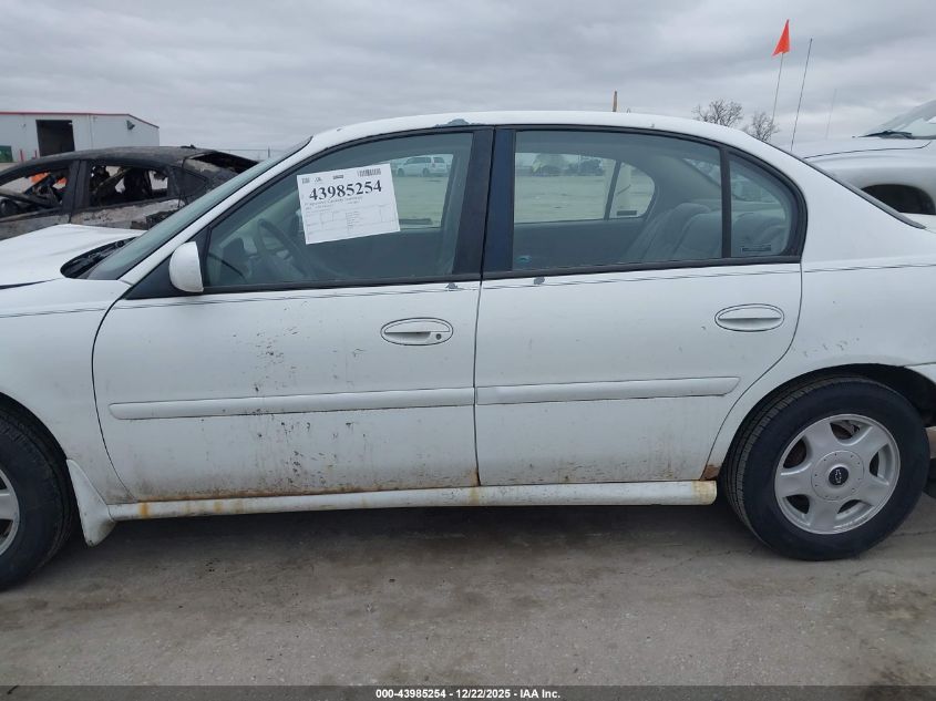 2001 Chevrolet Malibu Ls VIN: 1G1NE52J816102504 Lot: 43985254