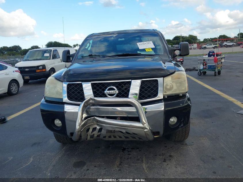 2007 Nissan Titan Se VIN: 1N6AA07B07N215929 Lot: 43985312
