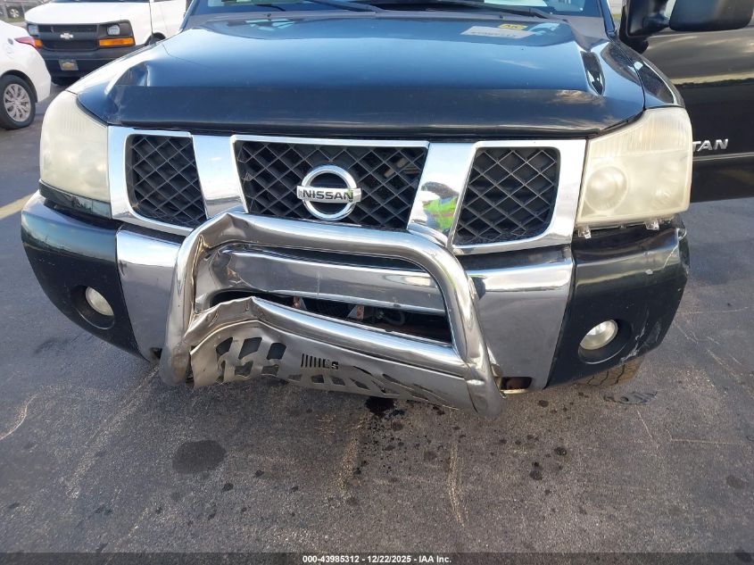 2007 Nissan Titan Se VIN: 1N6AA07B07N215929 Lot: 43985312