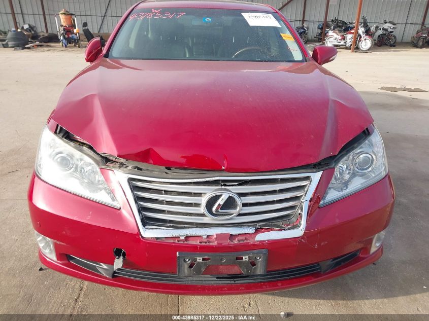 2012 Lexus Es 350 VIN: JTHBK1EG1C2474285 Lot: 43985317