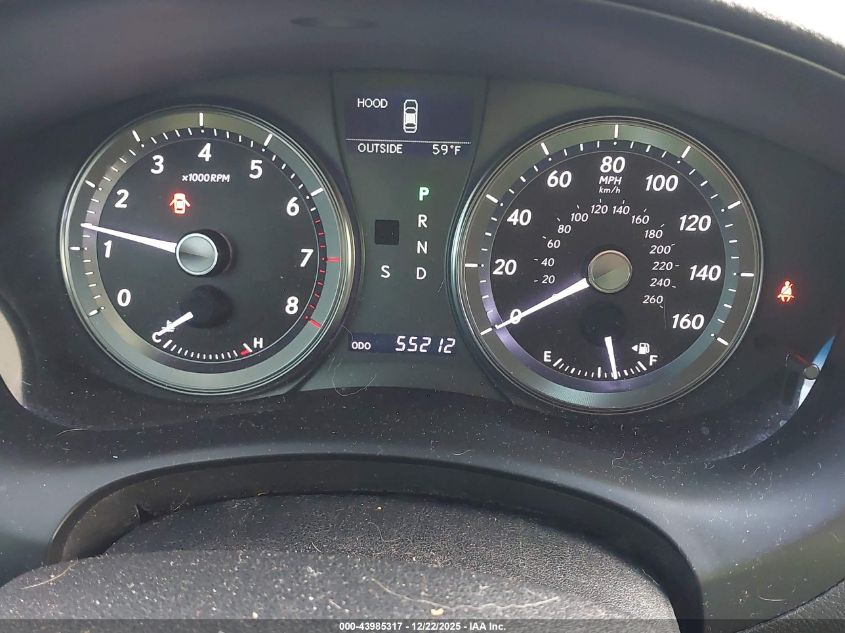 2012 Lexus Es 350 VIN: JTHBK1EG1C2474285 Lot: 43985317