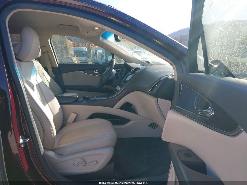 2017 Lincoln Mkx Select VIN: 2LMPJ6KR9HBL25198 Lot: 43985335