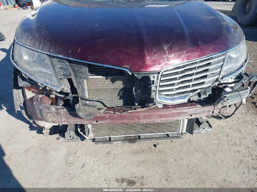 2017 Lincoln Mkx Select VIN: 2LMPJ6KR9HBL25198 Lot: 43985335