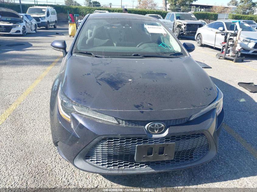 2020 Toyota Corolla Le VIN: 5YFEPRAE2LP128802 Lot: 43985336