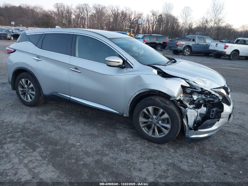 2018 Nissan Murano S VIN: 5N1AZ2MH4JN135360 Lot: 43985340