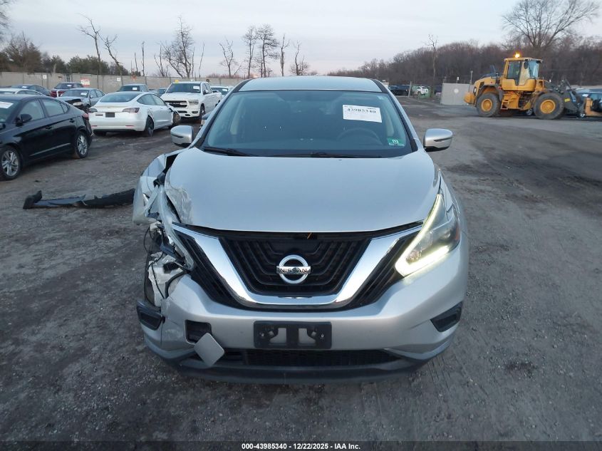 2018 Nissan Murano S VIN: 5N1AZ2MH4JN135360 Lot: 43985340