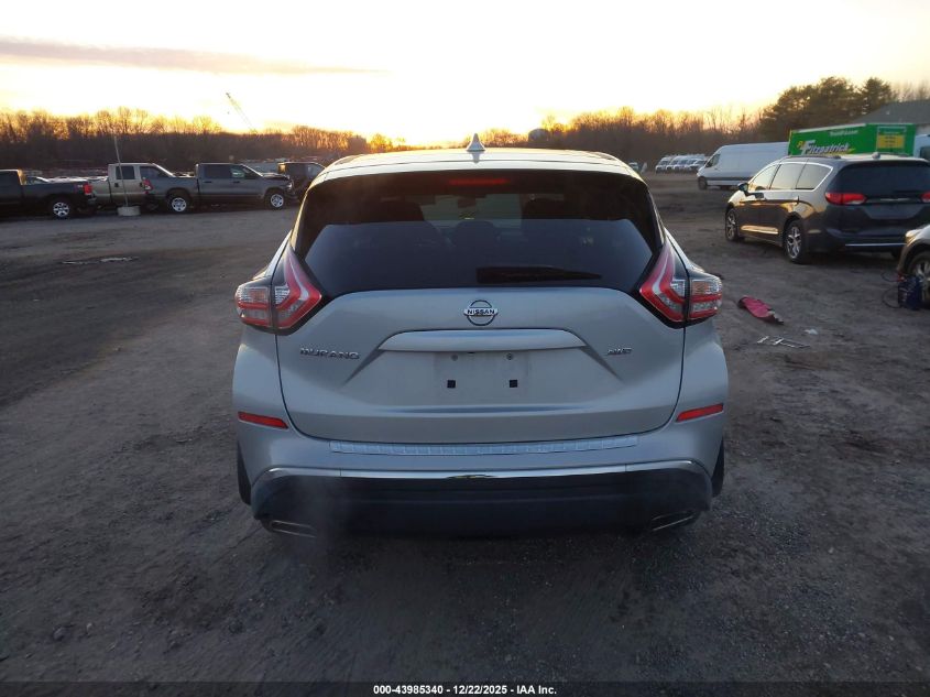 2018 Nissan Murano S VIN: 5N1AZ2MH4JN135360 Lot: 43985340