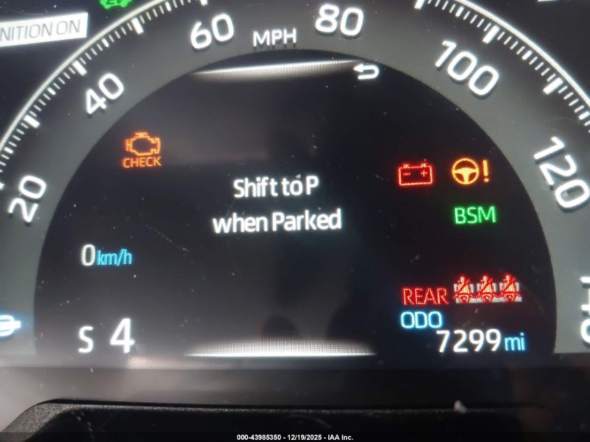 2025 Toyota Rav4 Hybrid Xle VIN: JTMRWRFV8SJ076916 Lot: 43985350