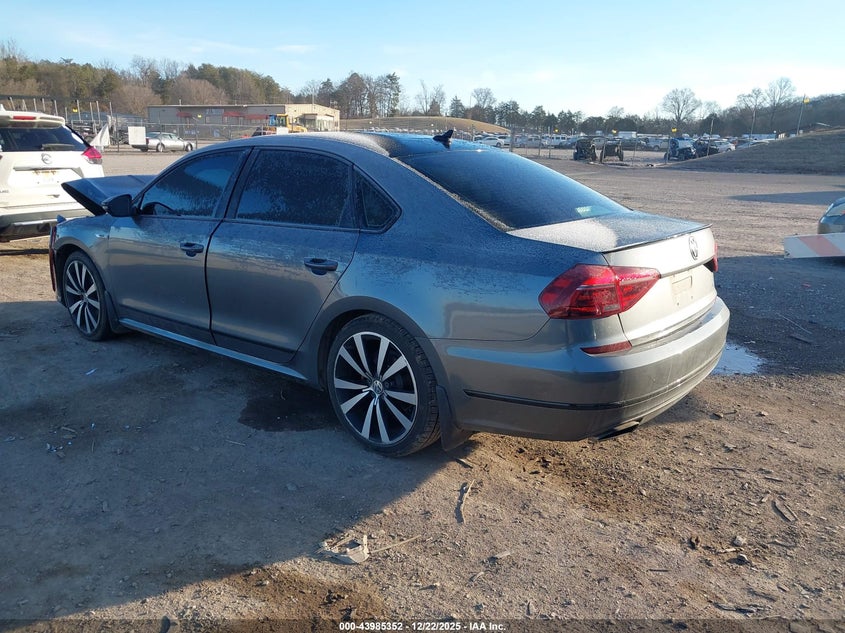 VIN 1VWJM7A32JC040295 2018 VOLKSWAGEN PASSAT 3.6L V6 GT