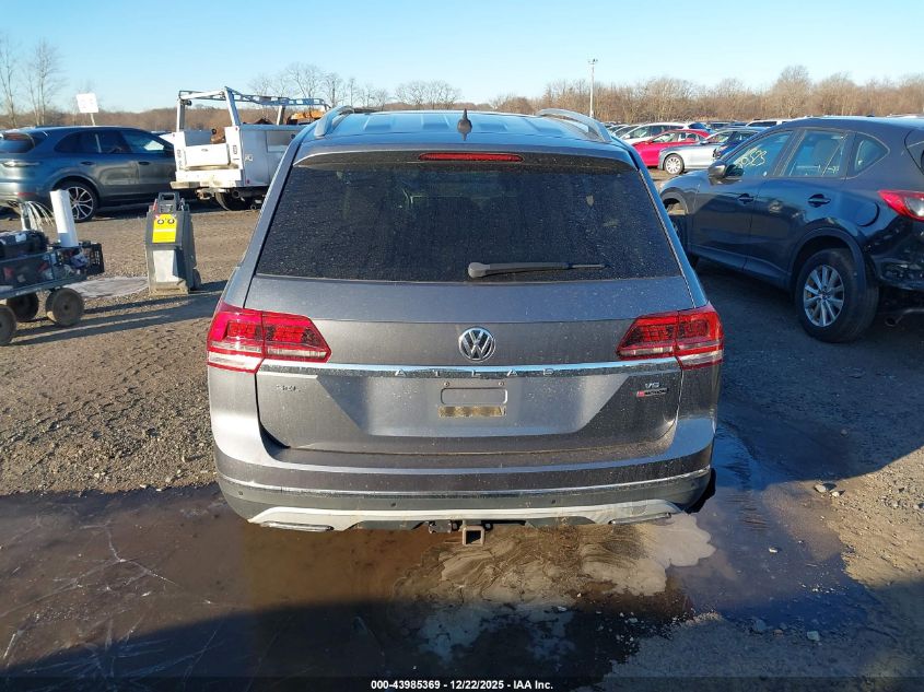 2018 Volkswagen Atlas 3.6L V6 Sel Premium VIN: 1V2NR2CA8JC575098 Lot: 43985369