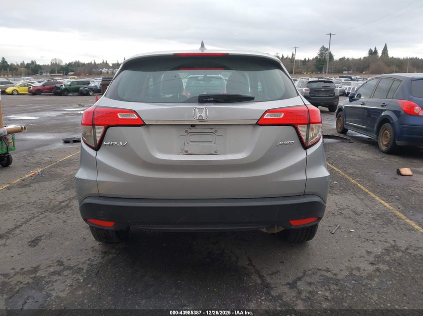 2021 Honda Hr-V Awd Lx VIN: 3CZRU6H3XMM747678 Lot: 43985387