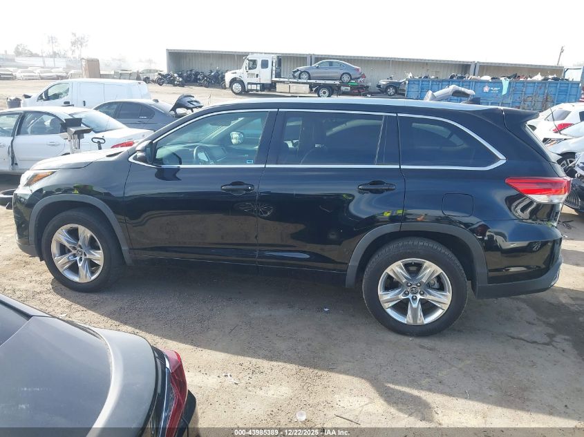 2017 Toyota Highlander Limited VIN: 5TDYZRFH5HS220723 Lot: 43985389