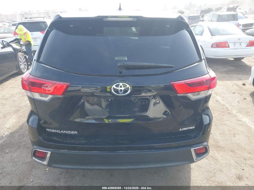 2017 Toyota Highlander Limited VIN: 5TDYZRFH5HS220723 Lot: 43985389