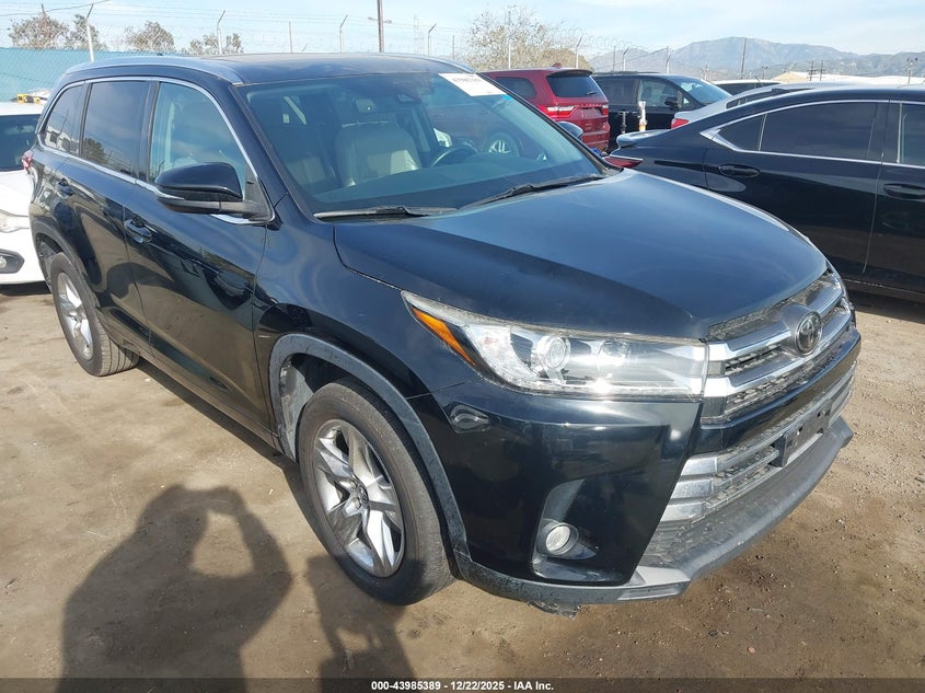 5TDYZRFH5HS220723 2017 Toyota Highlander Limited auction photo 1