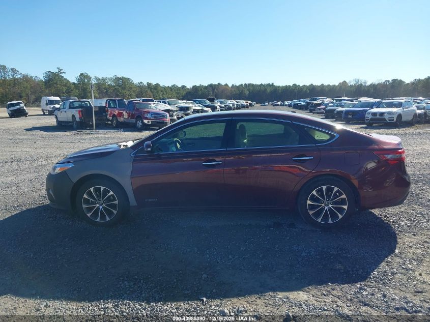 2018 Toyota Avalon Hybrid Xle Premium VIN: 4T1BD1EB5JU061721 Lot: 43985390