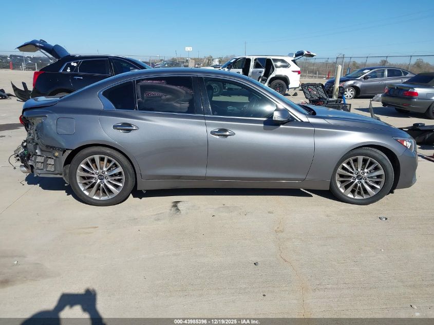 2021 Infiniti Q50 Luxe VIN: JN1EV7BP4MM705072 Lot: 43985396