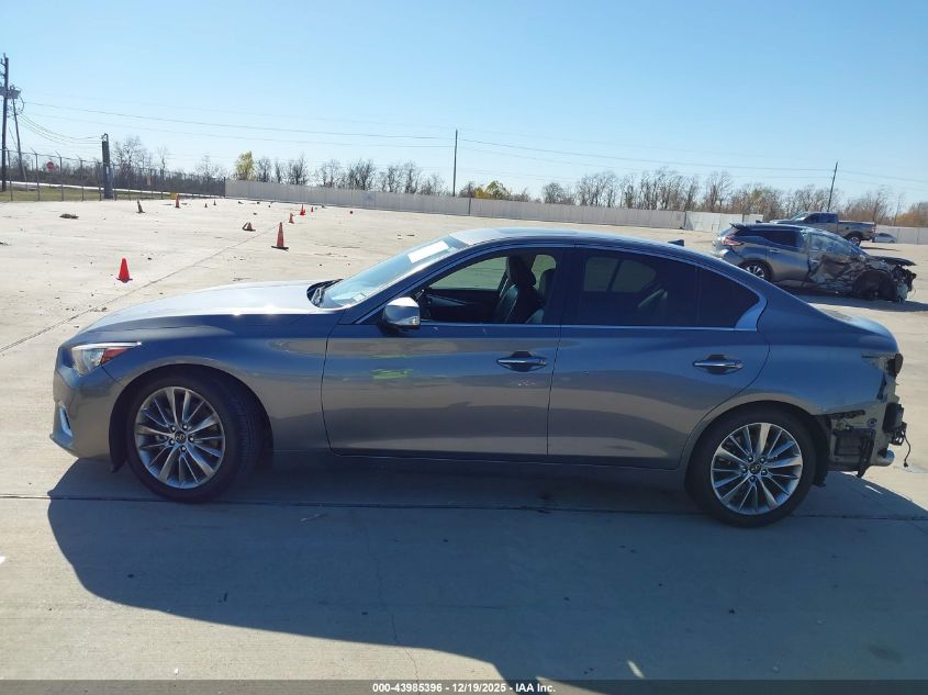 2021 Infiniti Q50 Luxe VIN: JN1EV7BP4MM705072 Lot: 43985396
