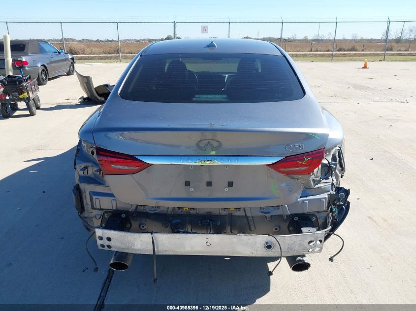 2021 Infiniti Q50 Luxe VIN: JN1EV7BP4MM705072 Lot: 43985396