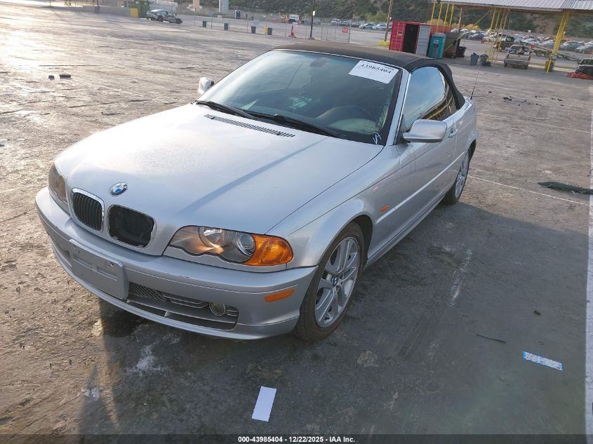 2001 BMW 330Ci VIN: WBABS53401JU86879 Lot: 43985404