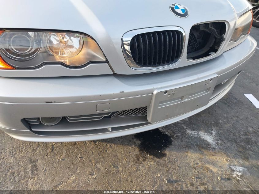 2001 BMW 330Ci VIN: WBABS53401JU86879 Lot: 43985404