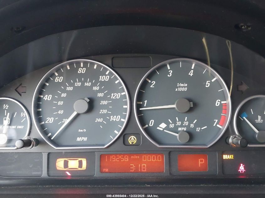 2001 BMW 330Ci VIN: WBABS53401JU86879 Lot: 43985404