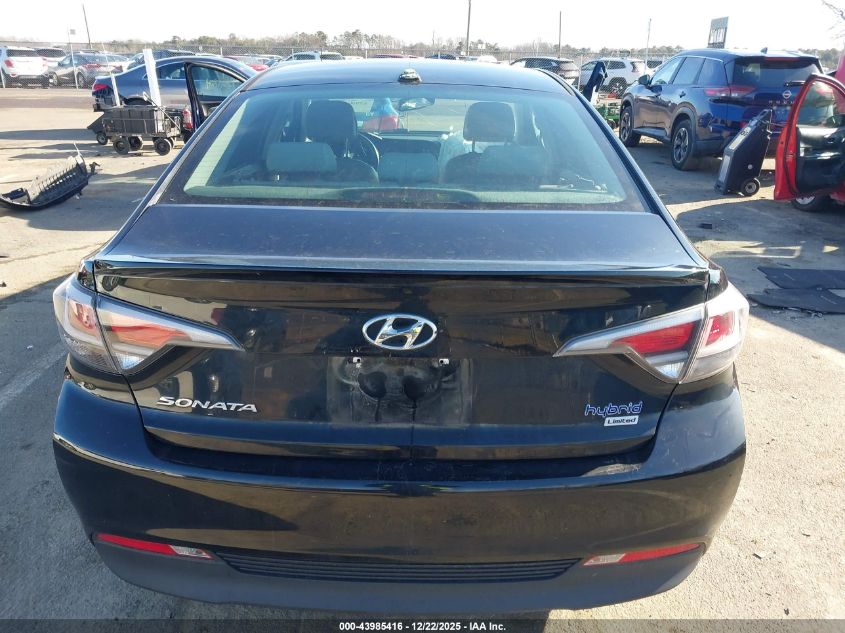 2017 Hyundai Sonata Hybrid Limited VIN: KMHE34L1XHA044808 Lot: 43985416