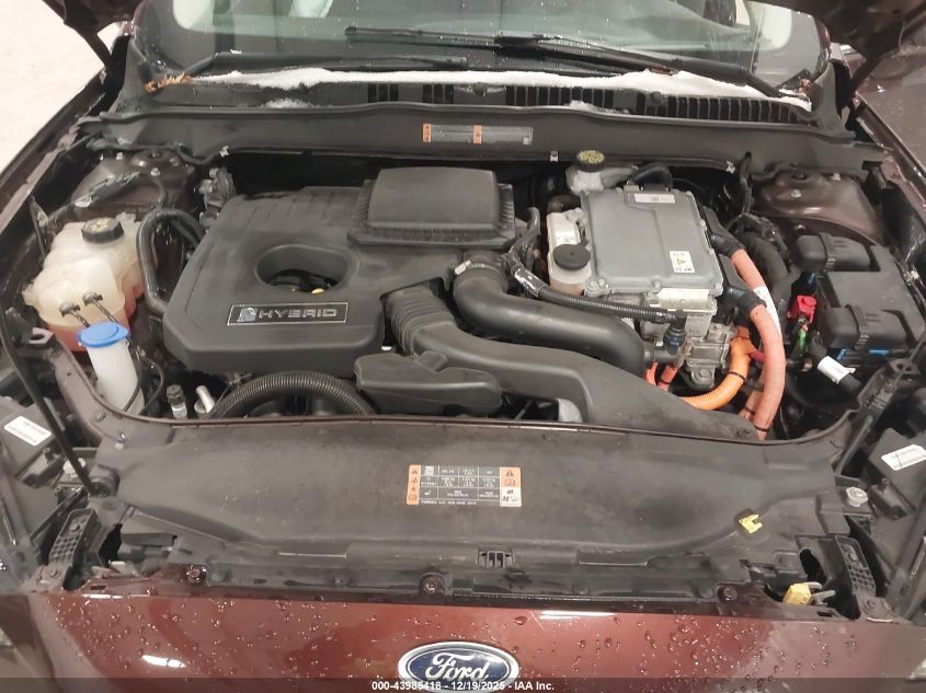 2019 Ford Fusion Hybrid Sel VIN: 3FA6P0MU5KR149757 Lot: 43985418