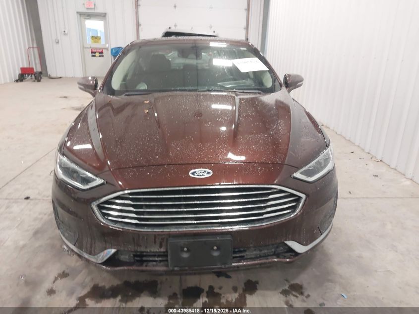 2019 Ford Fusion Hybrid Sel VIN: 3FA6P0MU5KR149757 Lot: 43985418