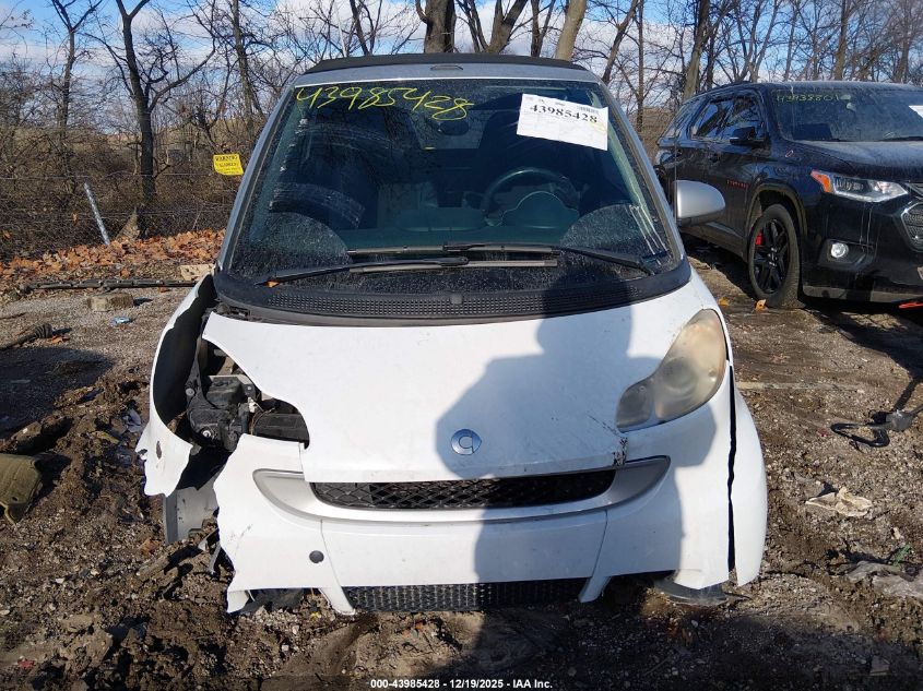 2009 Smart Fortwo Brabus/Passion VIN: WMEEK31X79K302255 Lot: 43985428