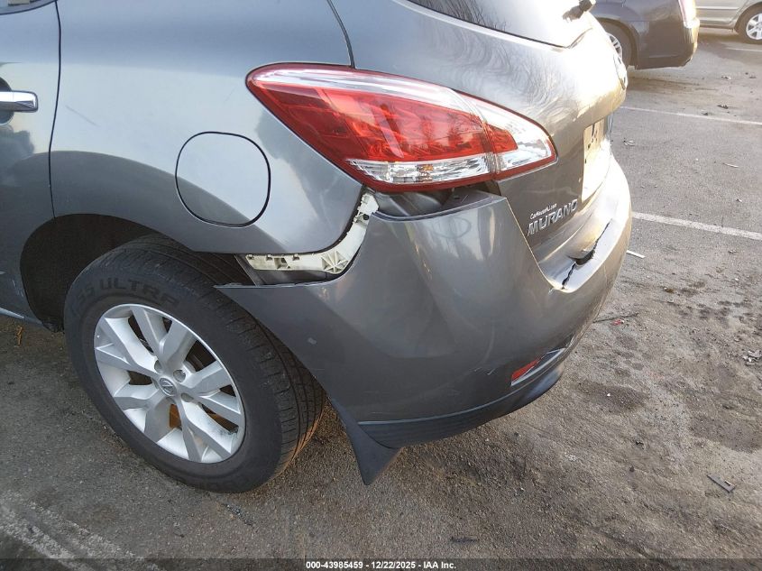 2014 Nissan Murano Sv VIN: JN8AZ1MWXEW514509 Lot: 43985459