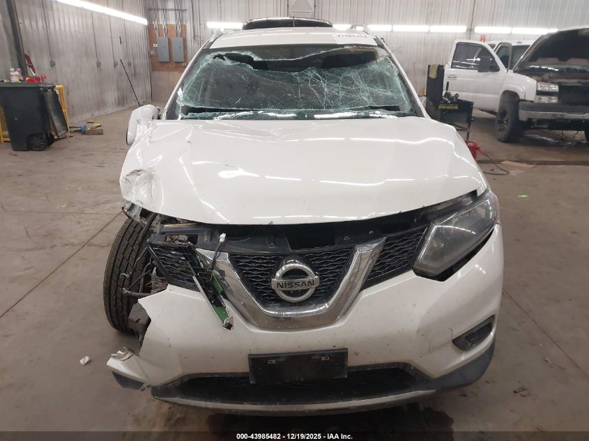 2015 Nissan Rogue S/Sl/Sv VIN: KNMAT2MV2FP520746 Lot: 43985482