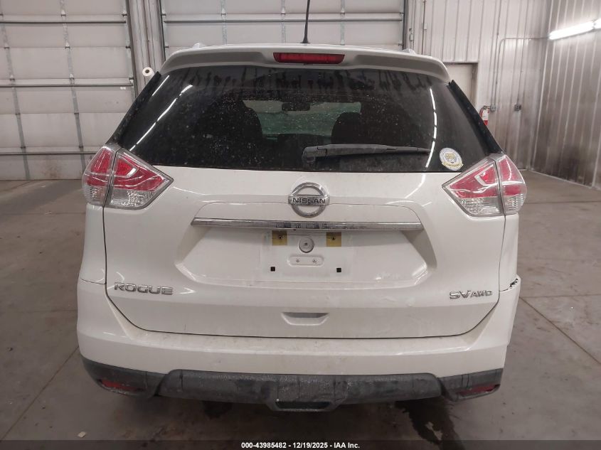 2015 Nissan Rogue S/Sl/Sv VIN: KNMAT2MV2FP520746 Lot: 43985482